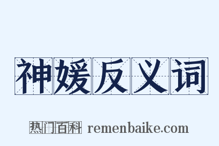 神媛反义词是什么意思的图片